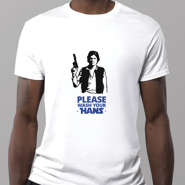 Star Wars Han Solo Wash Your Hans DTF Iron On Transfer