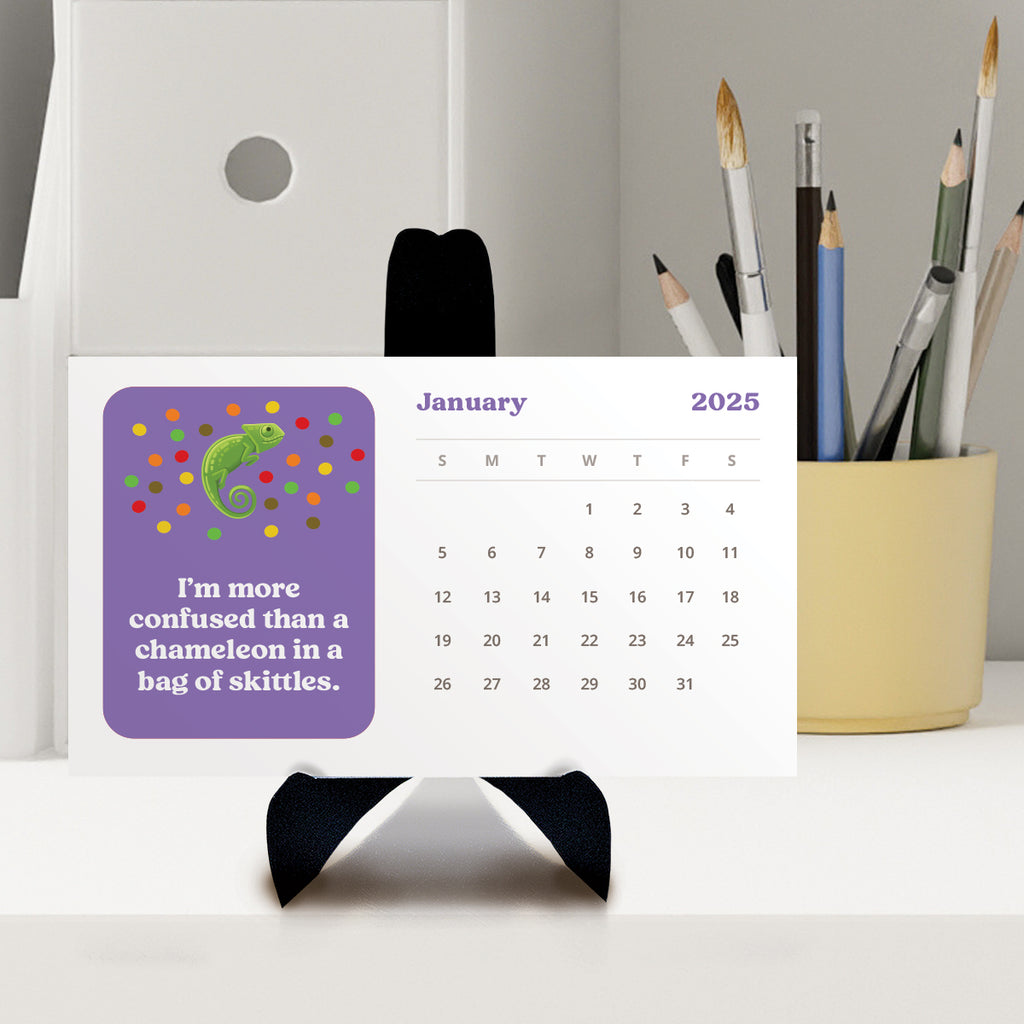 A day at the office 2025 desk calendar Design Corner Online