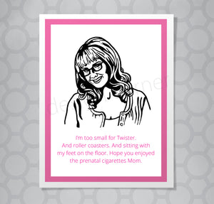 Big Bang Theory Bernadette Twister Card