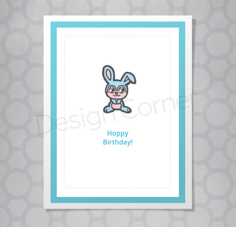 Kids Kards - Bunny Birthday Card