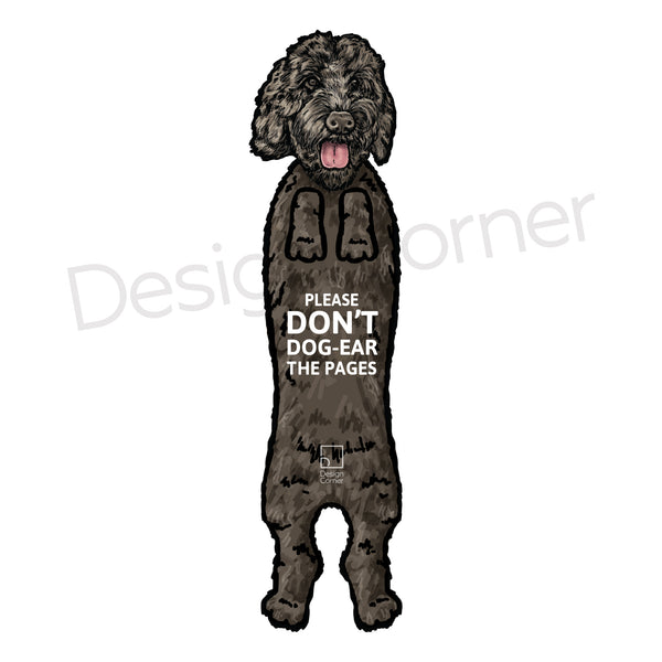 Oscar French Water Dog Die Cut Bookmark