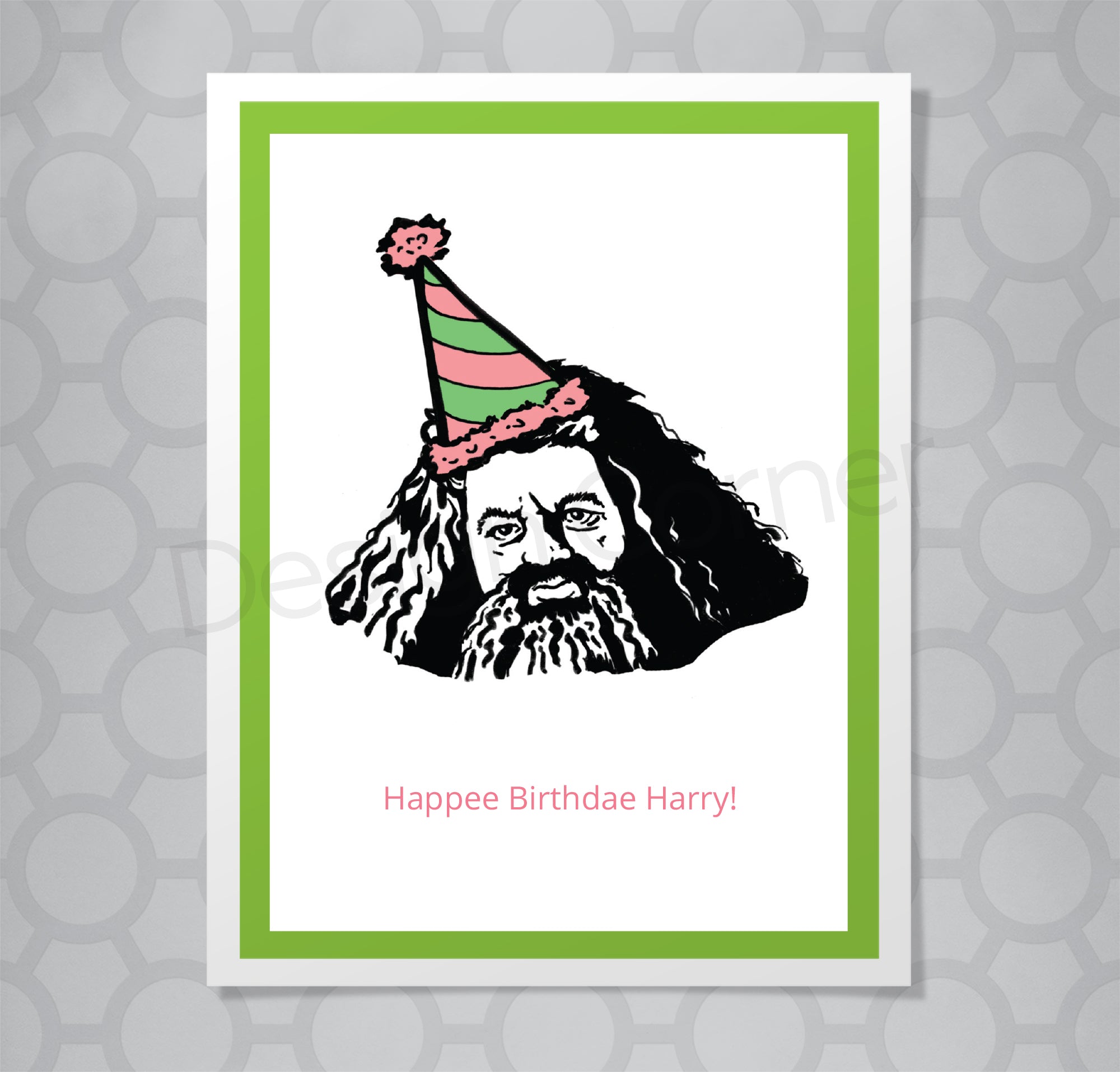 Harry Potter Hagrid Birthday Card