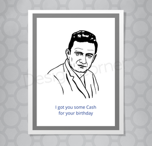 Johnny Cash Birthday Card