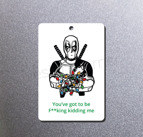 Deadpool Tangled lights Magnet and Ornament