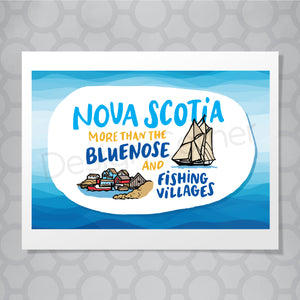 Nova Scotia Hand Lettered Card