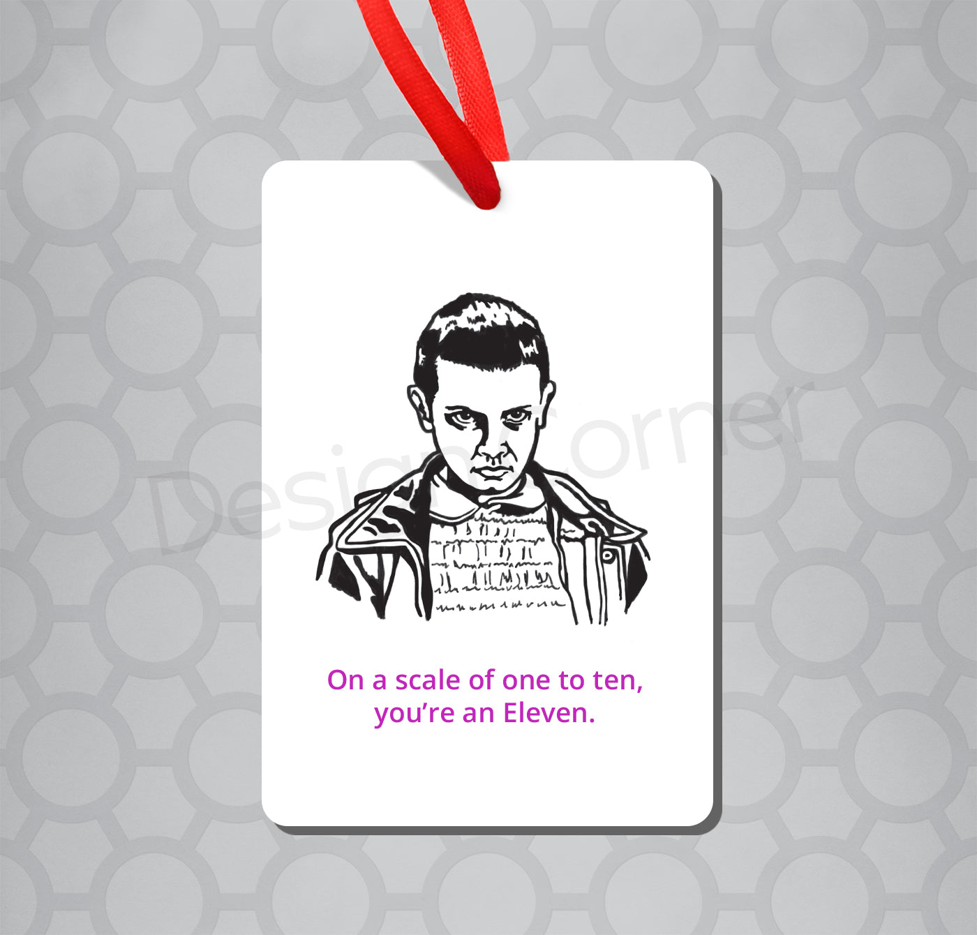 Stranger Things Eleven Magnet and Ornament