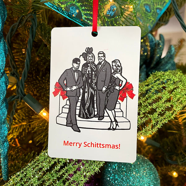 Schitts Creek Group Merry Schittsmas Magnet and Ornament