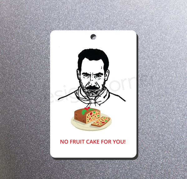 Seinfeld Soup Nazi Fruitcake Magnet and Ornament