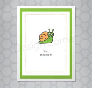 Kids Kards - Snail Congratulations Card