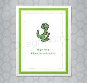 Kids Kards - Dinosaur High Five Card