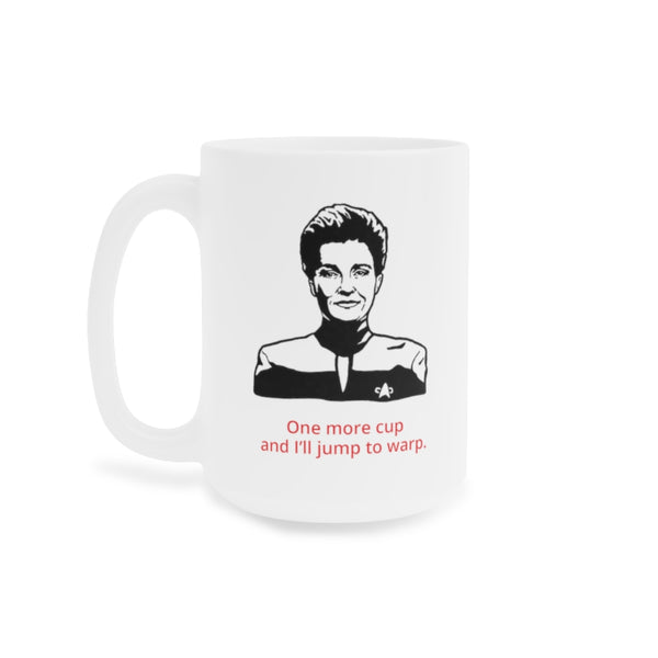 Star Trek Janeway Ceramic 15 oz Mug
