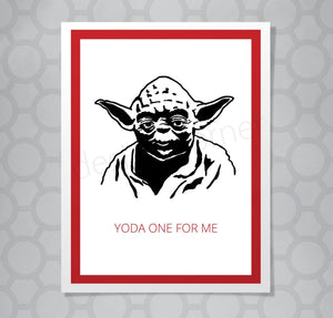 Star Wars Yoda One Card