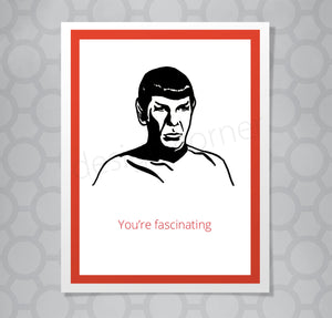 Star Trek Spock Fascinating Card