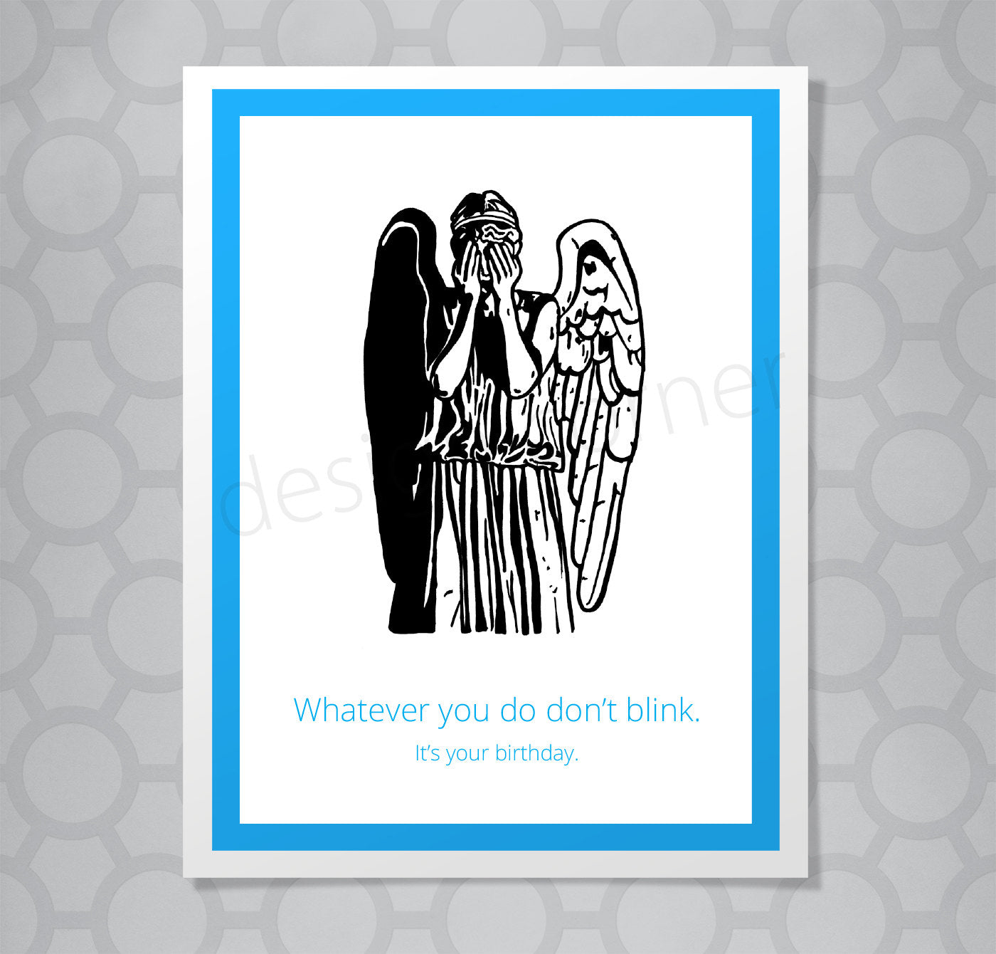 Doctor Who Weeping Angel Card