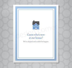 Adoption any age house Card