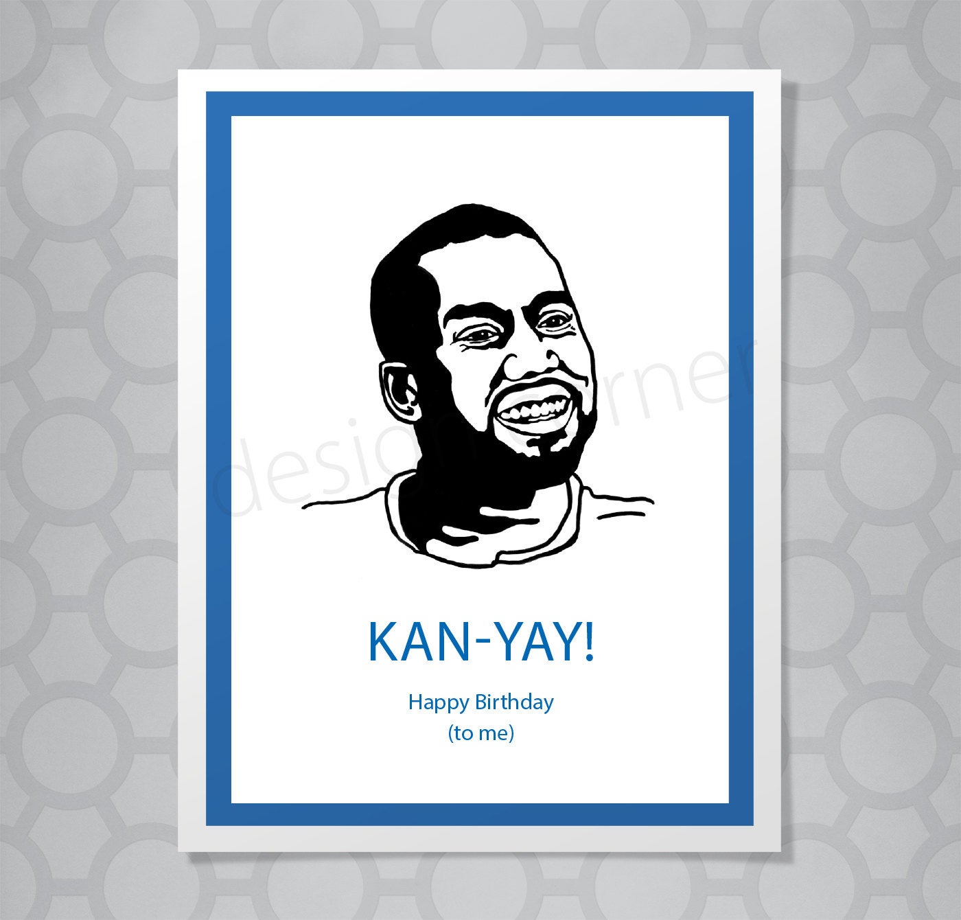 Kanye West Birthday  Card