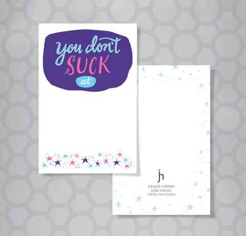 Tiny Inspirations You Don't Suck At Recognition Mini Card