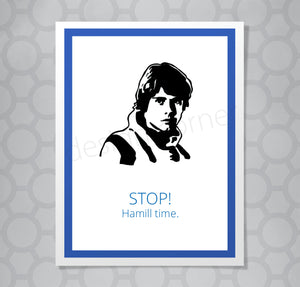 Star Wars Luke Skywalker Hamill Time Card