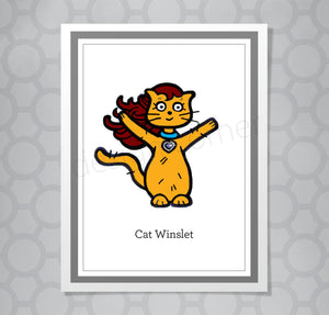 Jasper the Cat Cat Winslet All Occasion Funny Illustrated Card