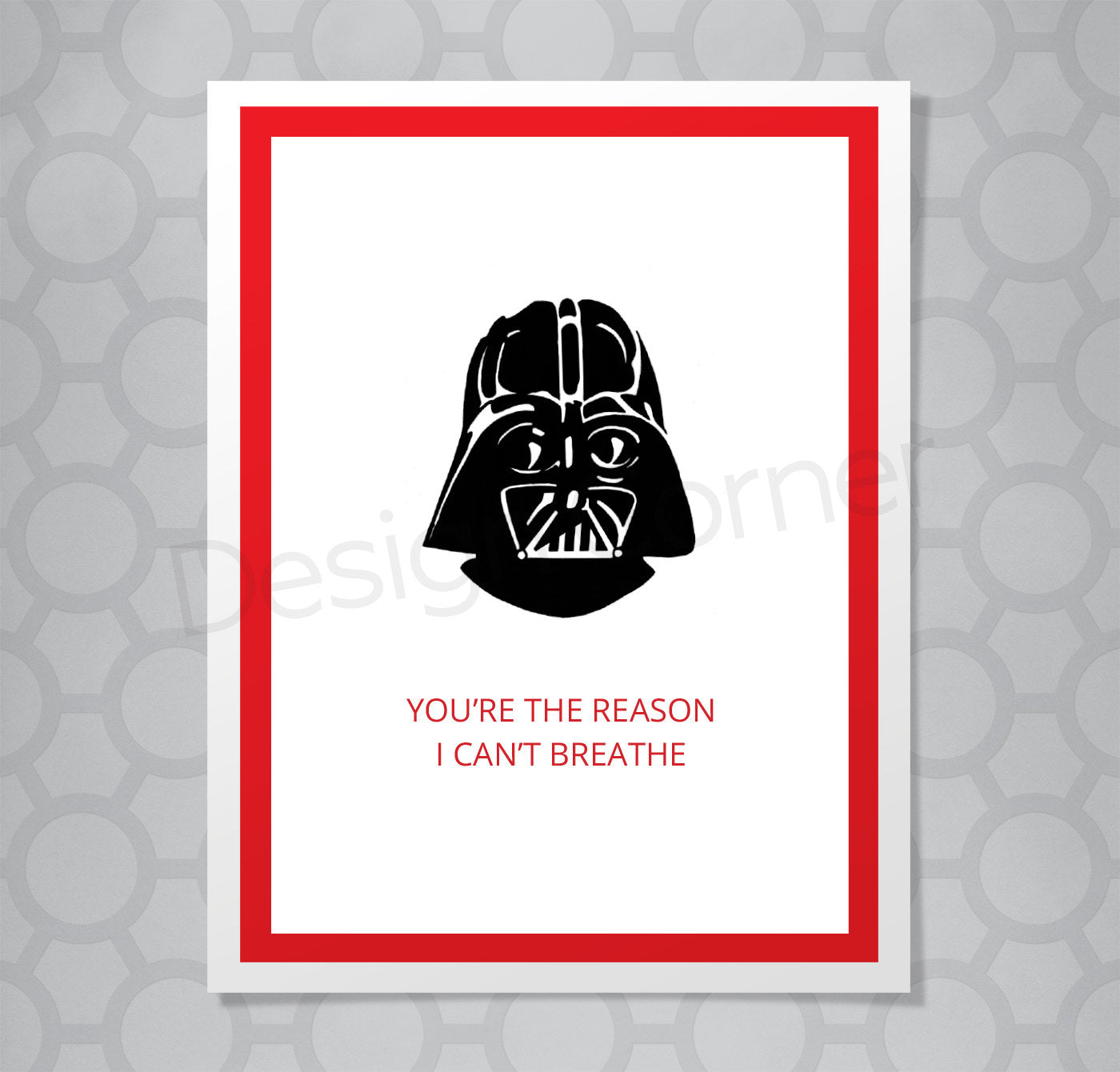 Star Wars Darth Vader Cant Breathe Card
