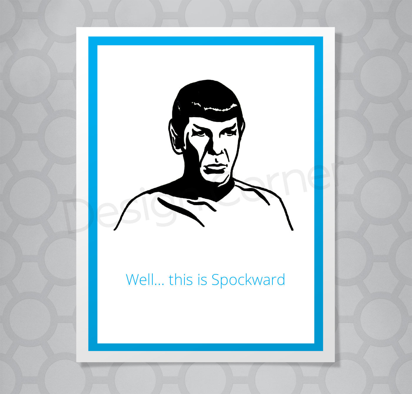 Star Trek Next Generation Spock Spockward Card