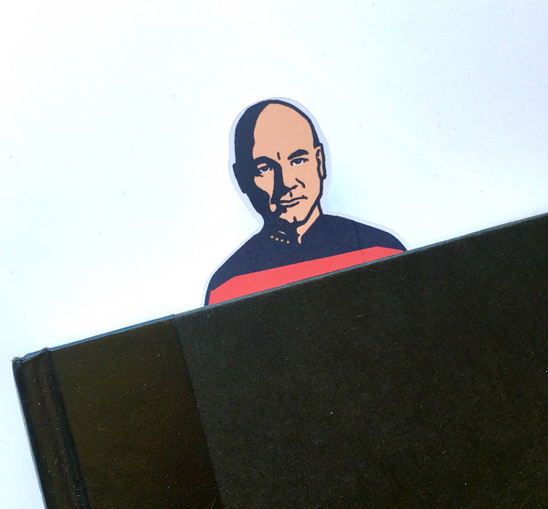 Star Trek Next Generation Picard Die Cut Bookmark