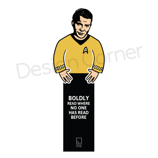 Star Trek Captain Kirk Die Cut Bookmark