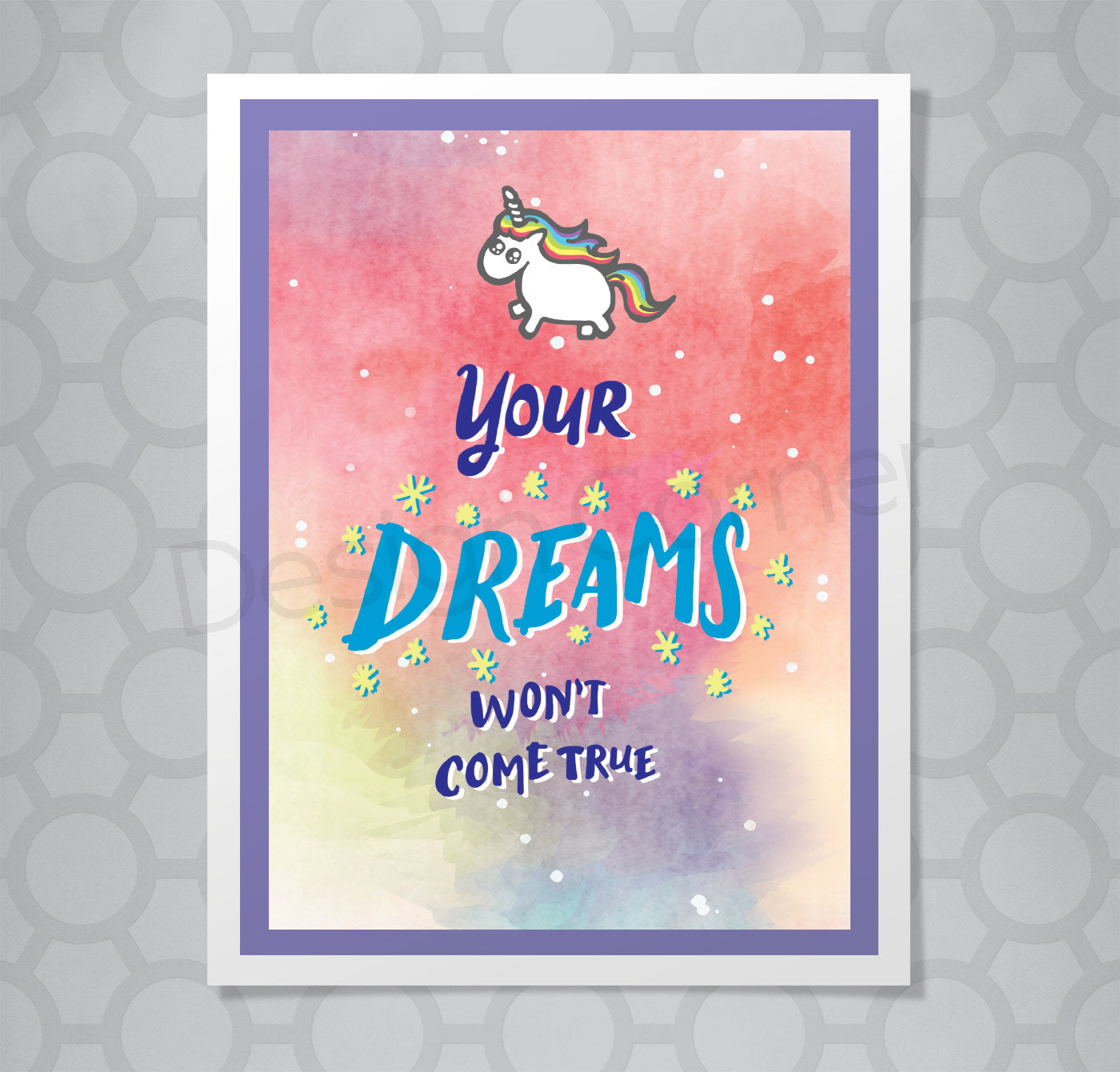Uninspirational Unicorn Dreams Card