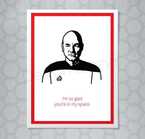 Star Trek Next Generation Picard Space Card