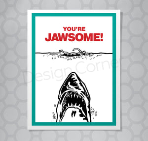 Jaws Jawsome Card
