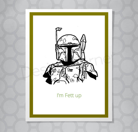 Star Wars Boba Fett Card