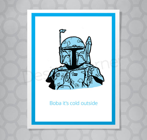 Star Wars Boba Fett Christmas Card