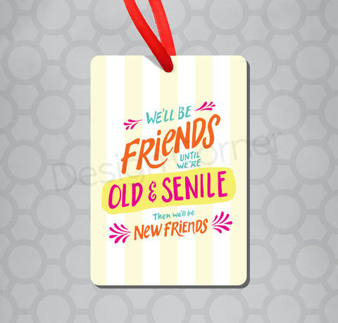 Senile Friends Magnet and Ornament
