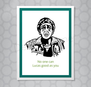 Stranger Things Lucas Good Card