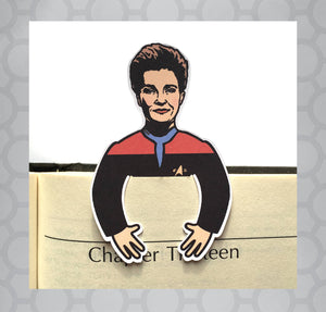 Star Trek Voyager Janeway Die Cut Bookmark