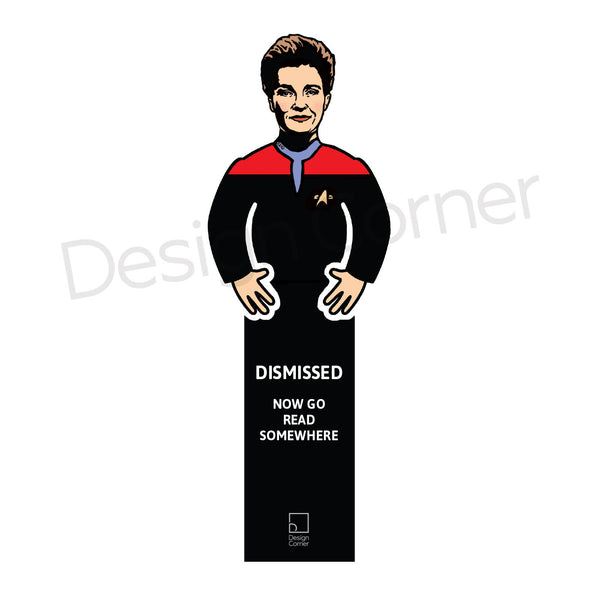 Star Trek Voyager Janeway Die Cut Bookmark