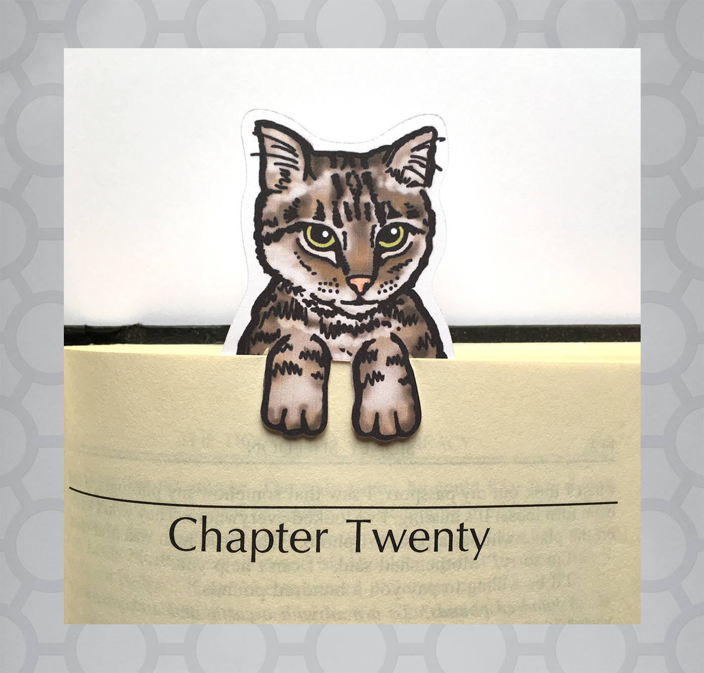 Cat Die Cut Bookmark