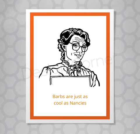 Stranger Things Barb Card