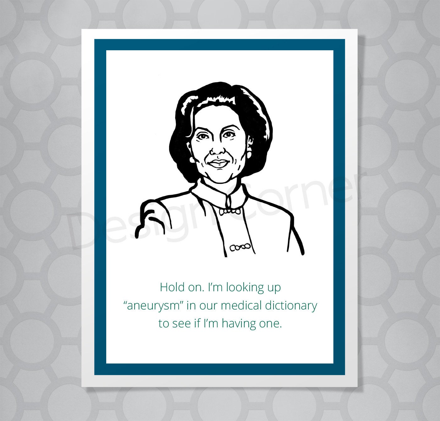 Gilmore Girls Emily Aneurysm Card