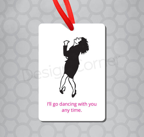 Seinfeld Elaine Dancing Magnet and Ornament