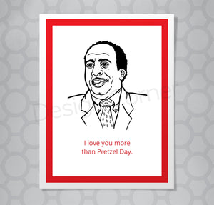 The Office Stanley Pretzel Day Card