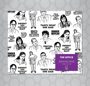 The Office Gift Wrap 24"x36" Sheet
