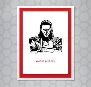 Marvel Loki Lucky Card