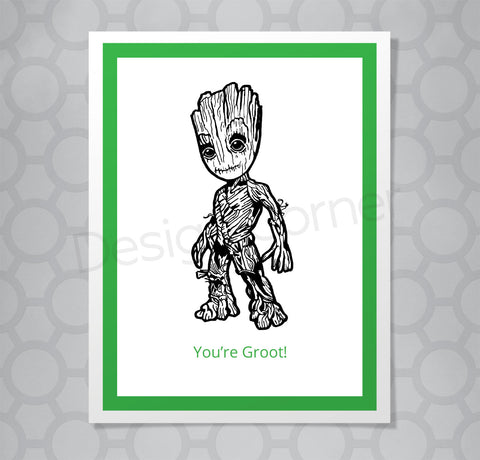 Marvel Groot Card