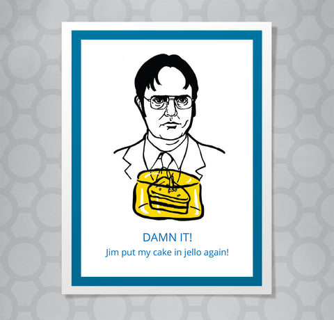 The Office Dwight Jello Card