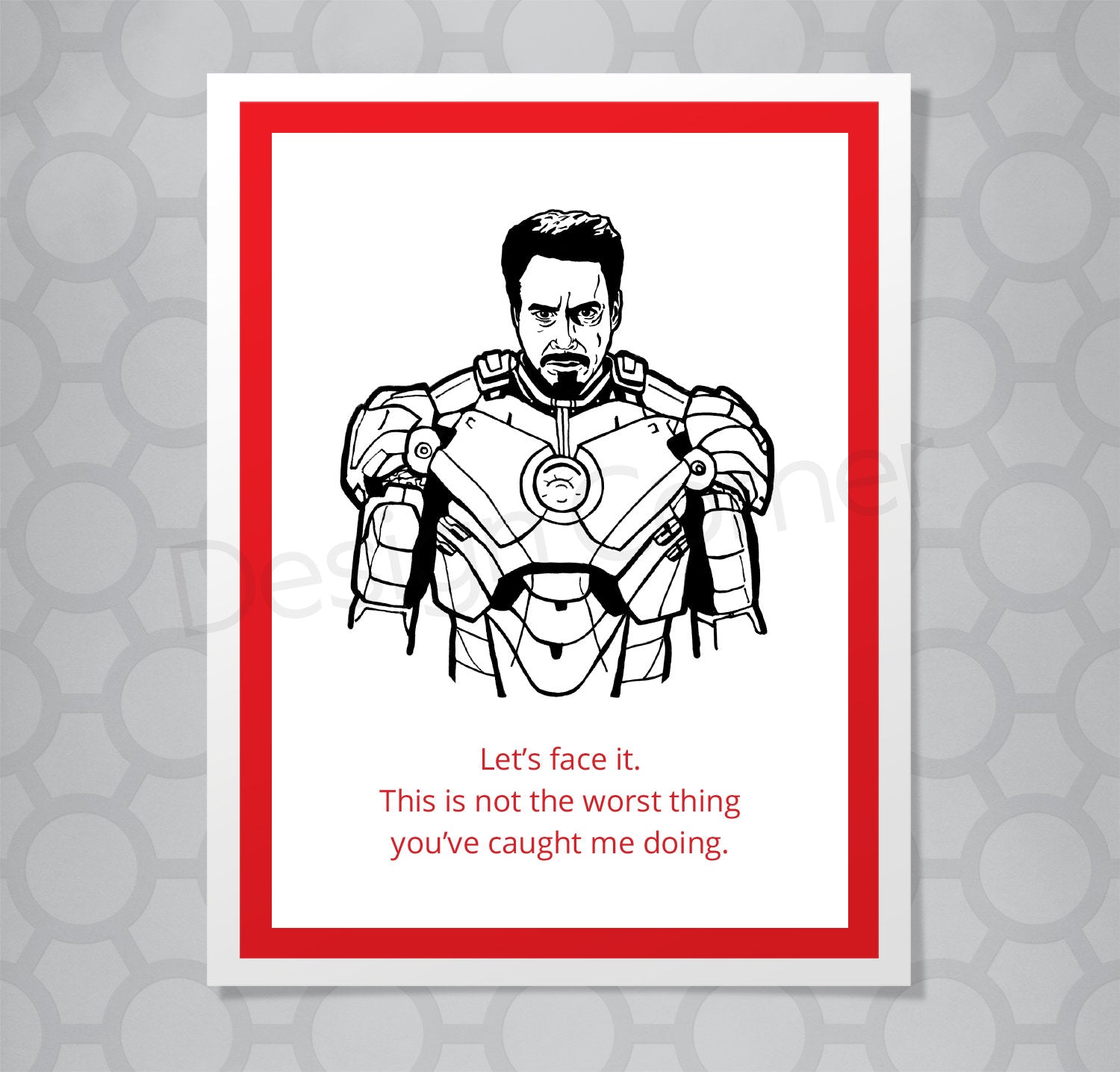 Marvel Ironman Worst Thing Card