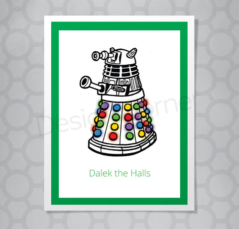Doctor Who Dalek Christmas Card