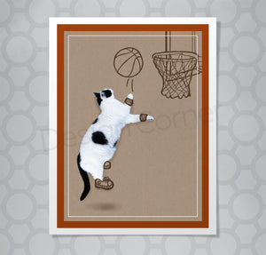 Max the Cat Basketball Card