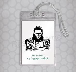 Marvel Loki Luggage Tag