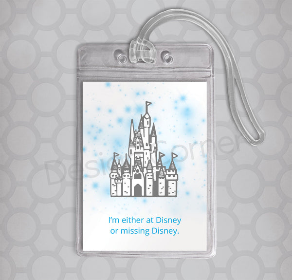 Disney Castle Luggage Tag